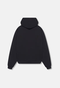 HOODIE EMBOSSED - BLACK