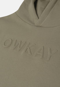 HOODIE EMBOSSED - SAGE