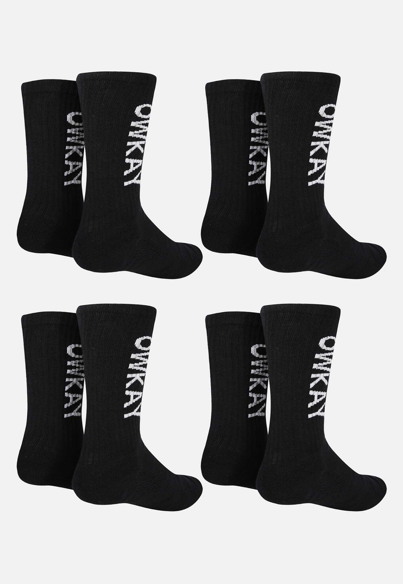 BUNDLE 4 BLACK SOCKS (SAVE £4.80)