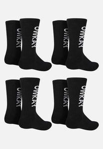BUNDLE 4 BLACK SOCKS (SAVE £4)