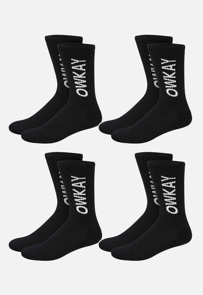 BUNDLE 4 BLACK SOCKS (SAVE £4.80)