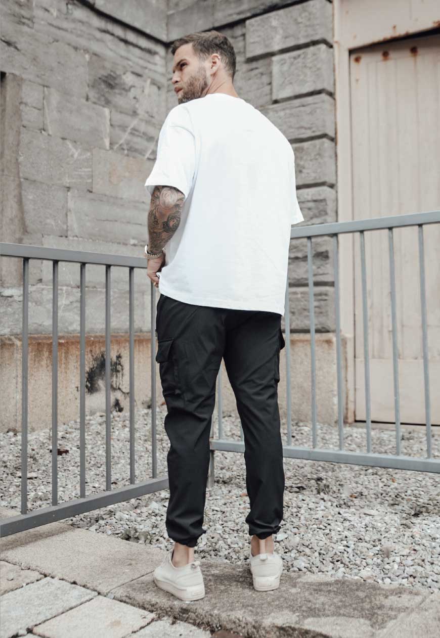 CARGO PANTS - BLACK