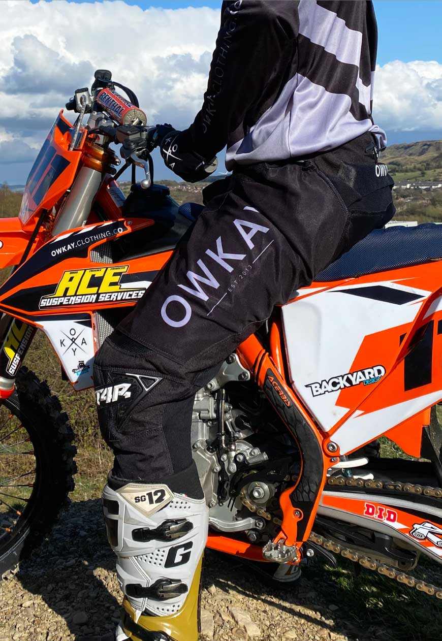 MOTO JERSEY - BLACK & GREY (PRE-ORDER)