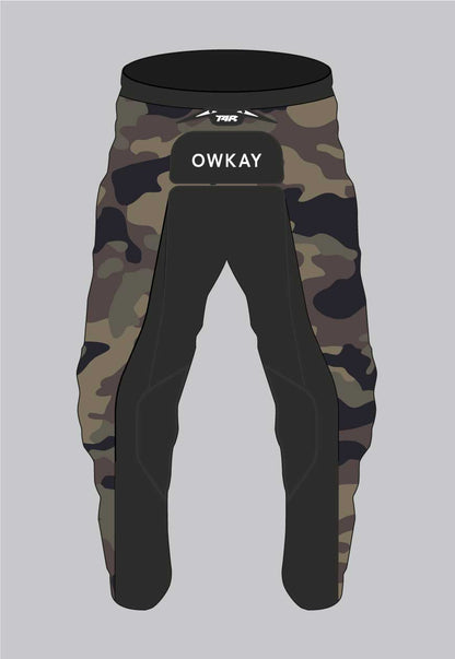 MOTO PANTS - GREEN CAMO (PRE-ORDER)
