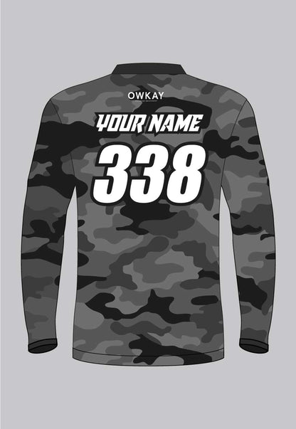 MOTO JERSEY - GREY CAMO (PRE-ORDER)