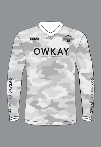 MOTO JERSEY - SNOW CAMO (PRE-ORDER)