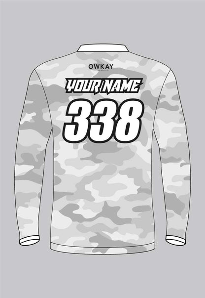MOTO JERSEY - SNOW CAMO (PRE-ORDER)