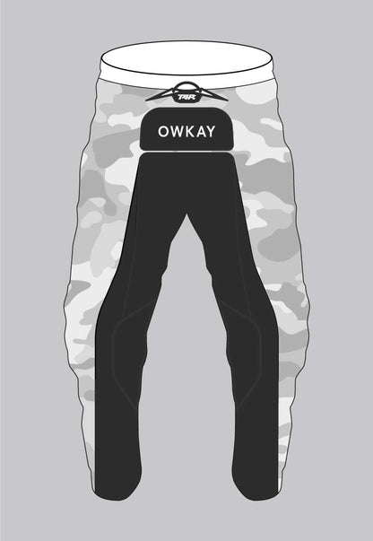 MOTO PANTS - SNOW CAMO (PRE-ORDER)