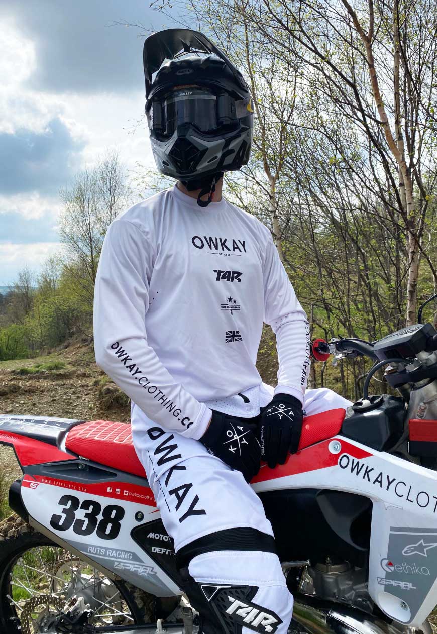 MOTO JERSEY - WHITE (PRE-ORDER)